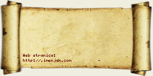 Kristina Ćorsović vizit kartica